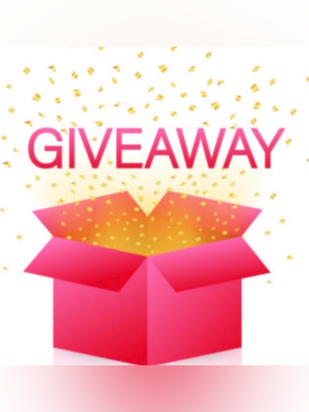 Pink Giveaway Graphic Box Print